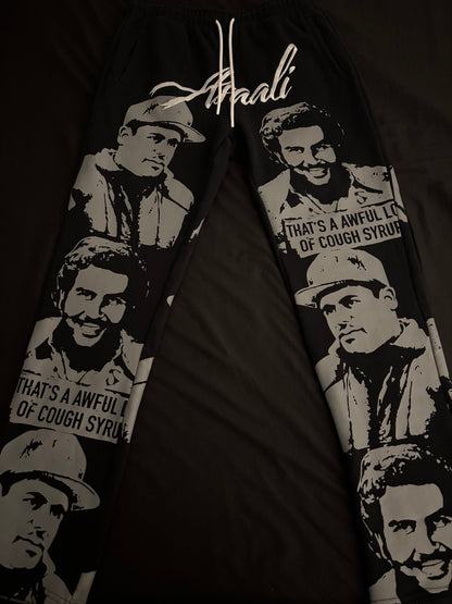Graphic Sweatpants – "That’s A Awful Lot Of Cough Syrup" | Unisex Y2K Baggy Joggers