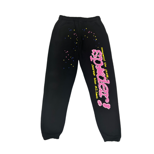 Sp5der Sp*der! Sweatpants Black