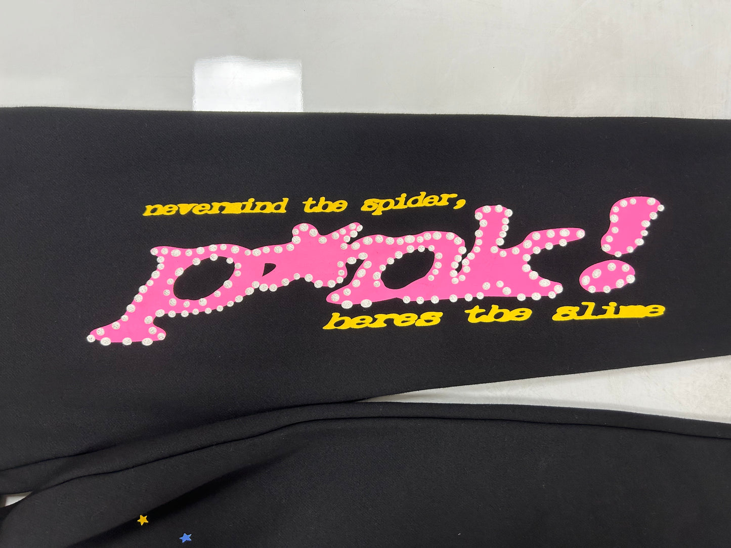 Sp5der P*nk Sweatpants Black