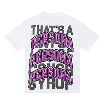That's A Awful Lot of Cough Syrup X Persona T-Shirt ' White '