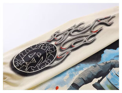 Godspeed "Out Of Many, One" Graphic Long-Sleeve Tee – Black | Unisex Y2K Oversized Cotton Tee