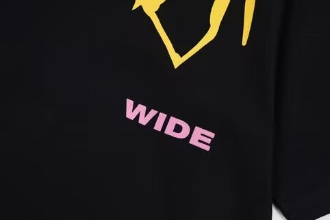 Sp5der Men’s Cotton Casual Tee with Signature Spider Print