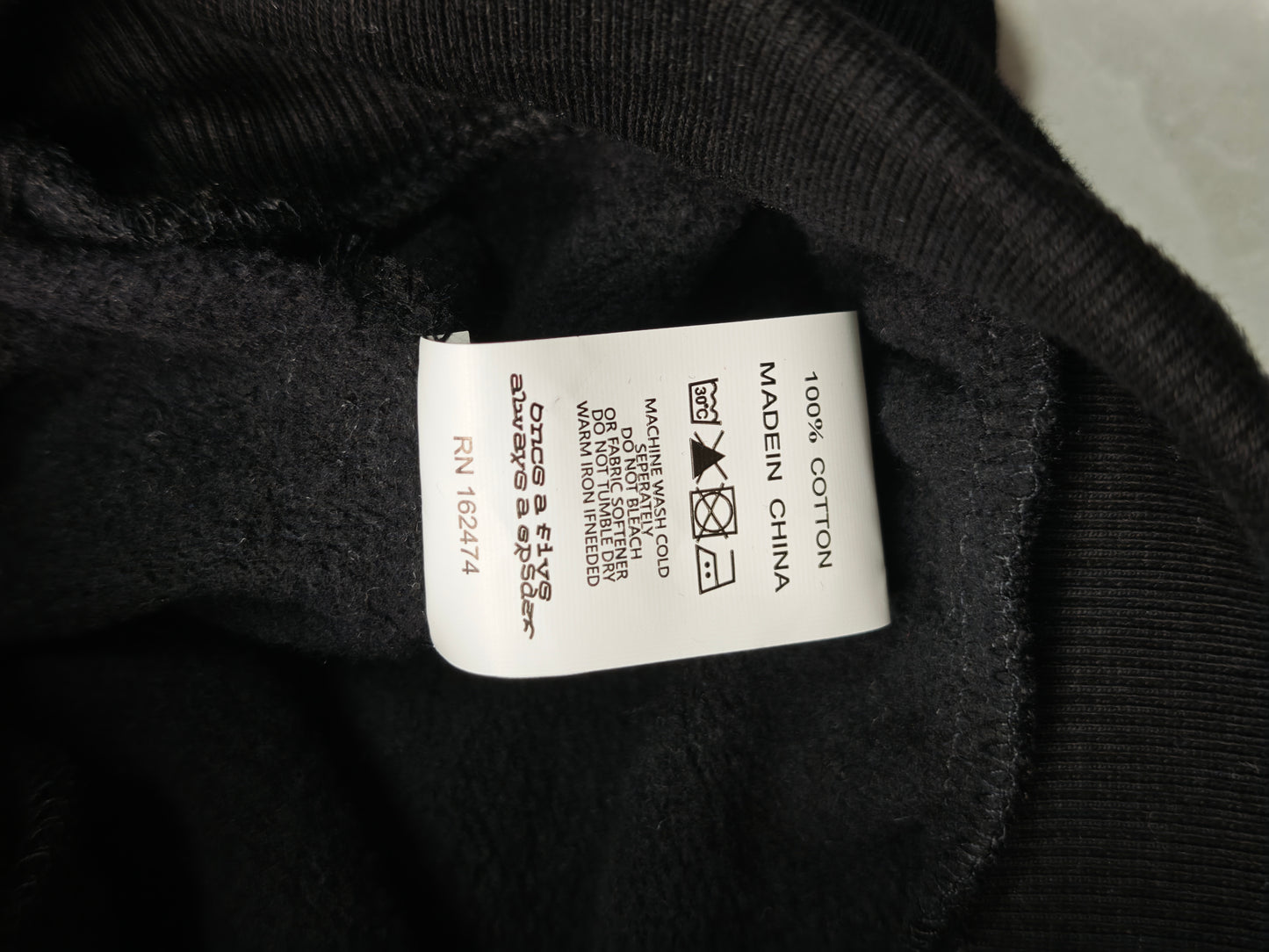 Sp5der OG Web V2 Hoodie Black Orange