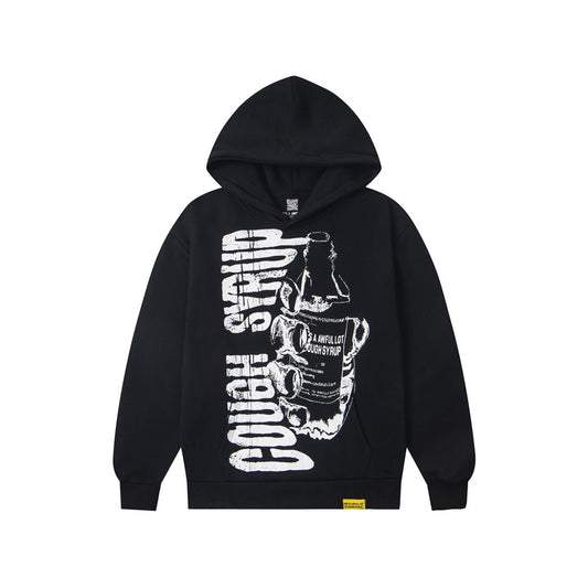 Thats A Awful Lot Of Cough Syrup Hoodie | Unisex Y2K Oversized Tie-Dye Graphic Hoodie