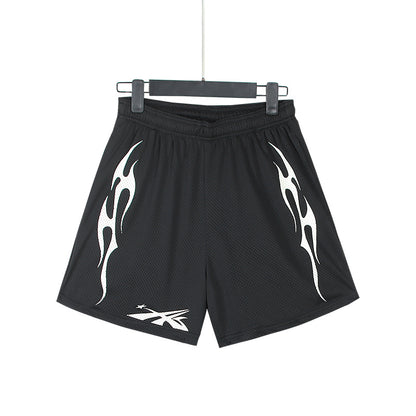 Hellstar Shard Flame Mesh Basketball Shorts