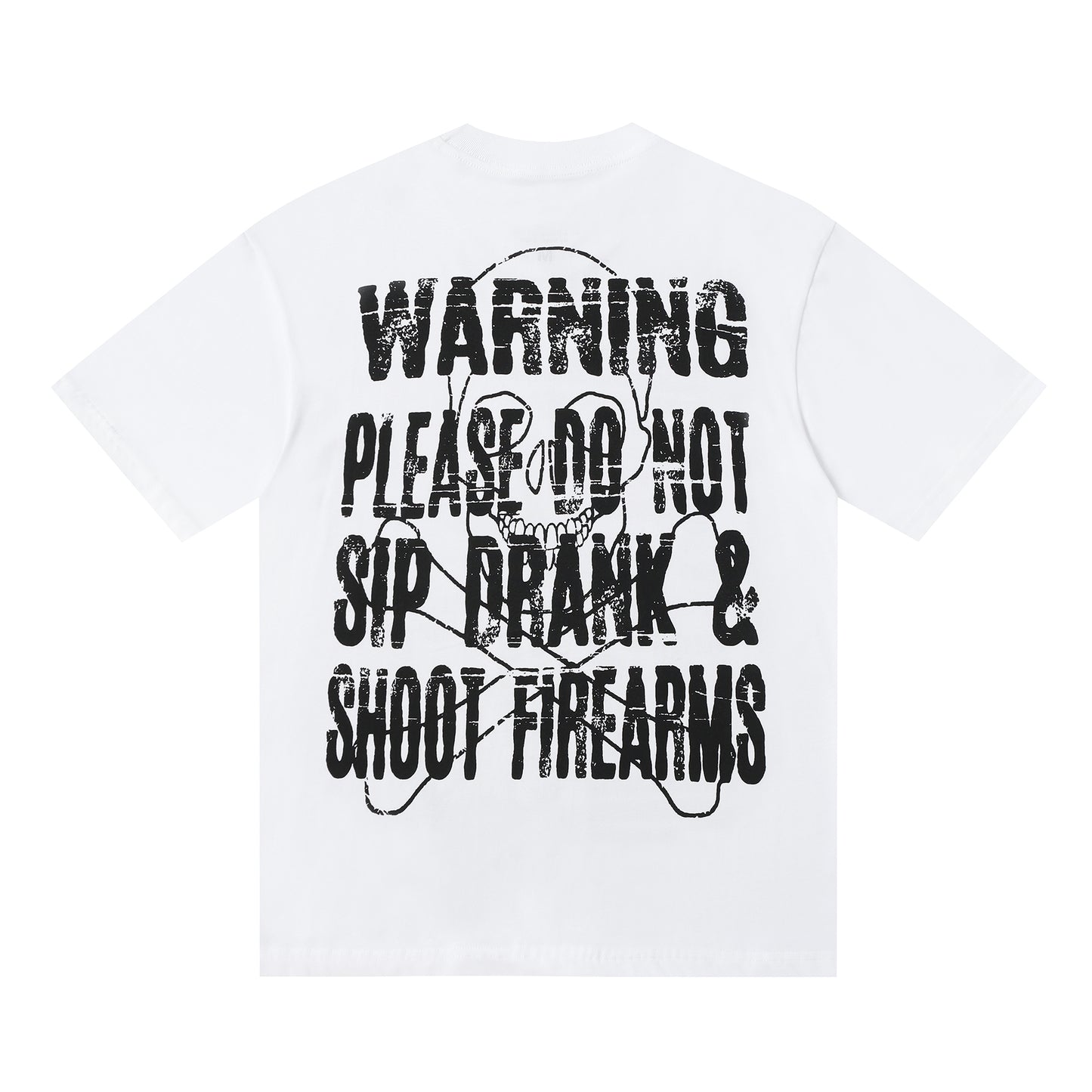 THAT'S A Awful Lot of Cough Syrup ‘Warning T-shirt white’