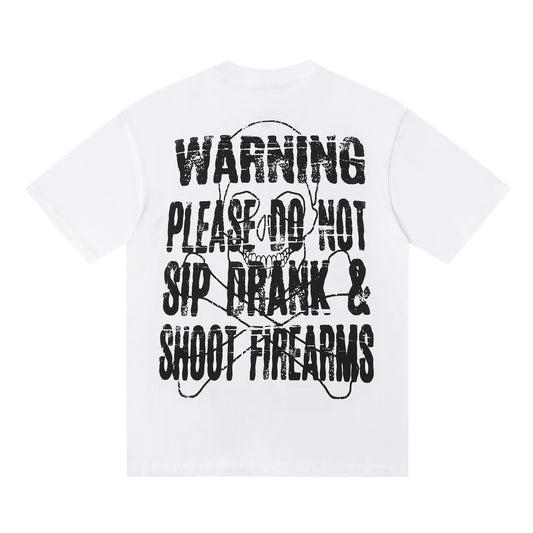 THAT'S A Awful Lot of Cough Syrup ‘Warning T-shirt white’