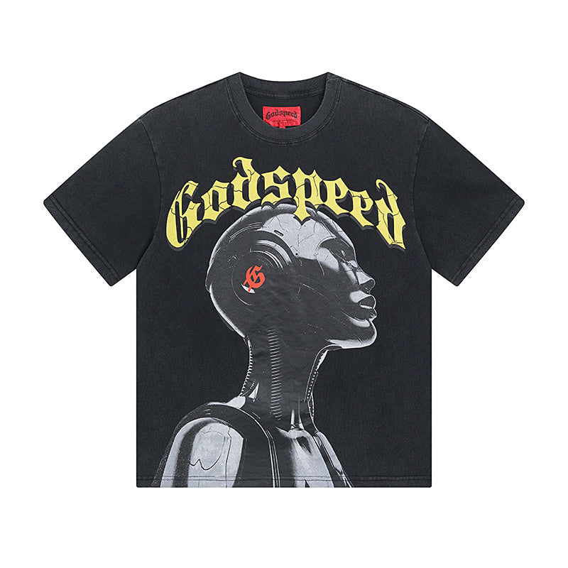 Godspeed Alexa Graphic T-Shirt Black
