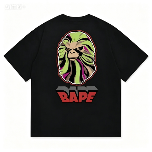 BAPE Ape Head #1 Tee Black