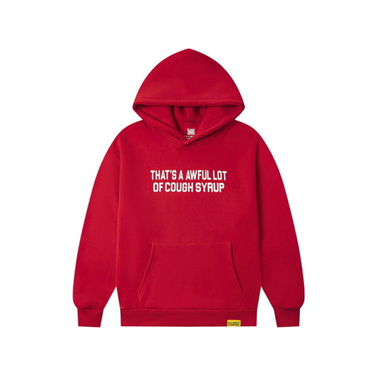 Hoodie Brand New | “Awful Lot of Cough Syrup” Tie-Dye Graphic Hoodie, Unisex Y2K Oversized Fit