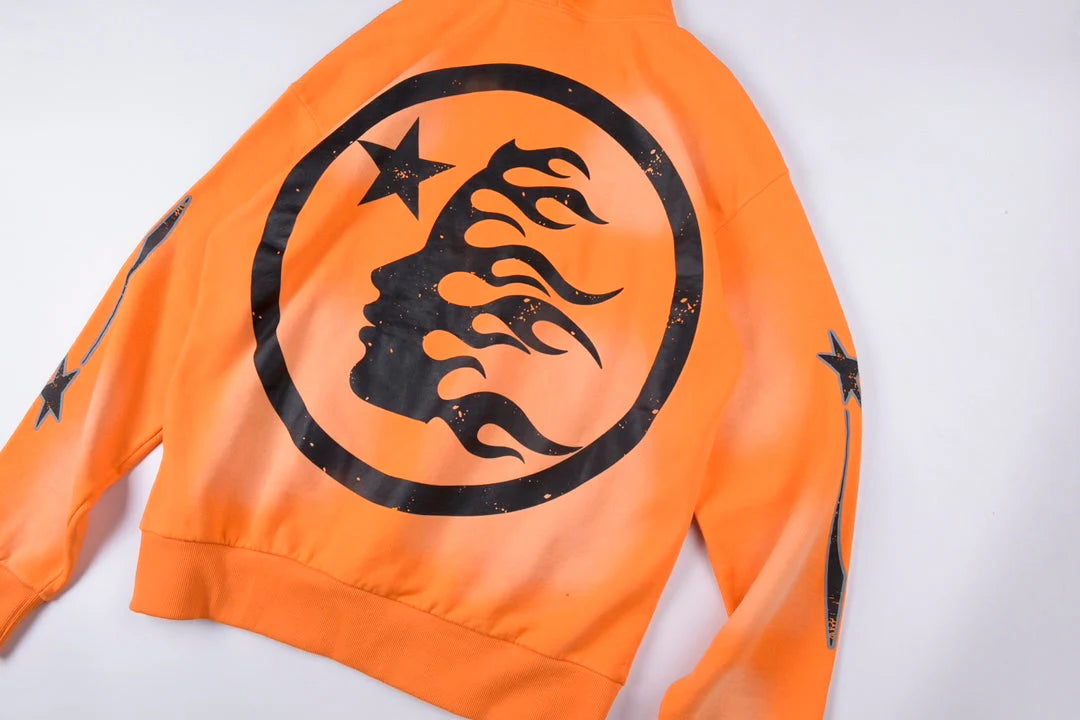Hellstar Fire Orange cap T orange dye color matching