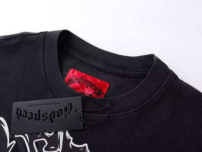 Godspeed Desert Rebel Black Long-Sleeve Tee – Black | Unisex Y2K Oversized Cotton Tee