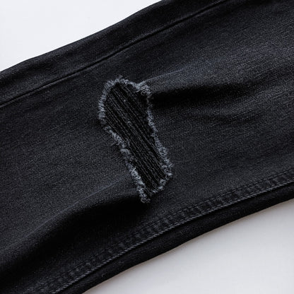 Ksubi Chitch Men's Black Distressed Paint Splatter Jeans