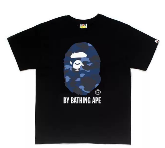 BAPE Blue Camo Ape Head T-Shirt
