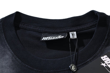 HELLSTAR Power By The Star Vintage Black Long Sleeve Tee