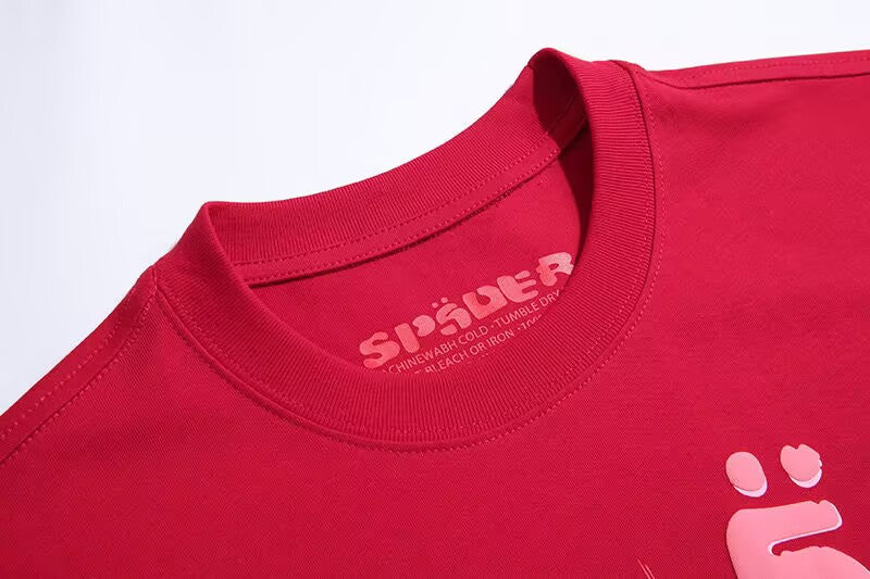 Spider Fiery Red T-Shirt, Igniting Summer Vitality