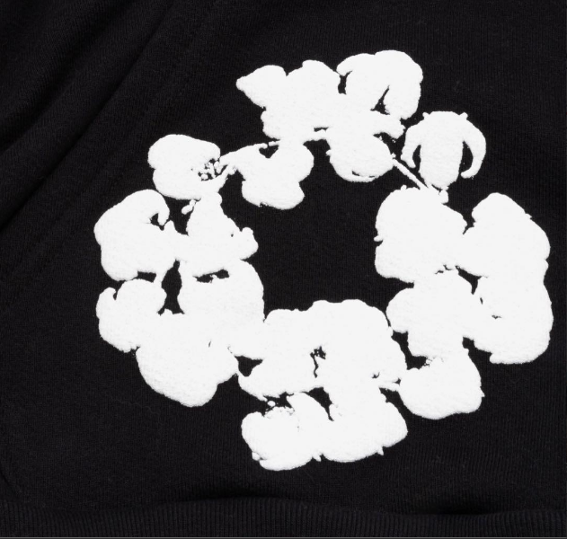 Denim Tears The Cotton Wreath Sweatshirt Black