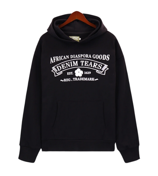 Denim Tears ADG Hooded Sweatshirt Black