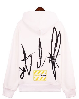 Denim Tears × Offset  The Cotton Wreath Sweatshirt Hoodie White