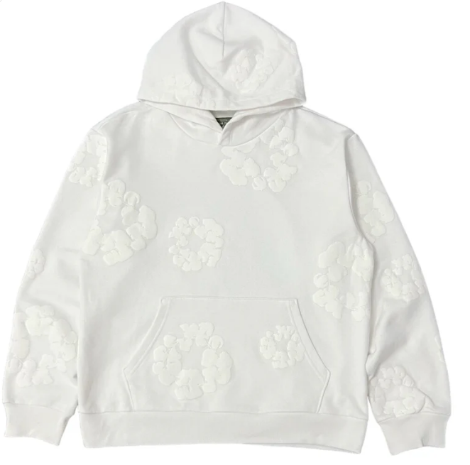 Denim Tears Mono Cotton Wreath Sweatshirt White
