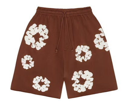 Denim Tears The Cotton Wreath Shorts Brown