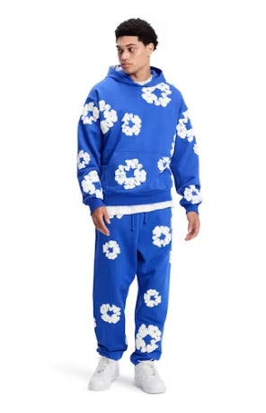 Denim Tears The Cotton Wreath Sweatpants Royal Blue
