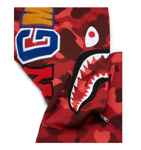 BAPE Store Rakuten Fashion Separate Shark Full Zip Hoodie Red
