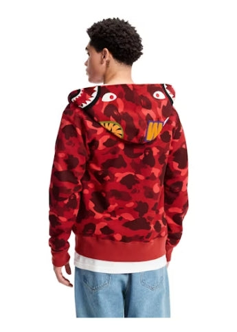 BAPE Store Rakuten Fashion Separate Shark Full Zip Hoodie Red