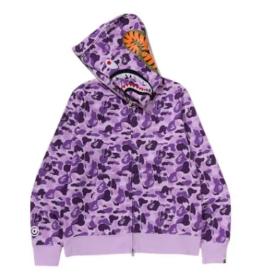 BAPE Store Taipei Separate Shark Full Zip Hoodie Multicolor