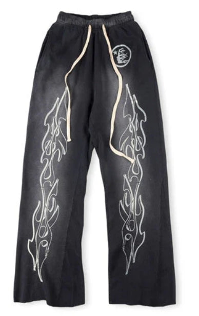 Hellstar Flare Sweatpants Black