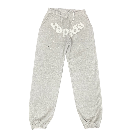 Sp5der Grey Bead Net OG Sweatpants | Unisex Y2K Oversized Joggers,  Streetwear Sweatpants