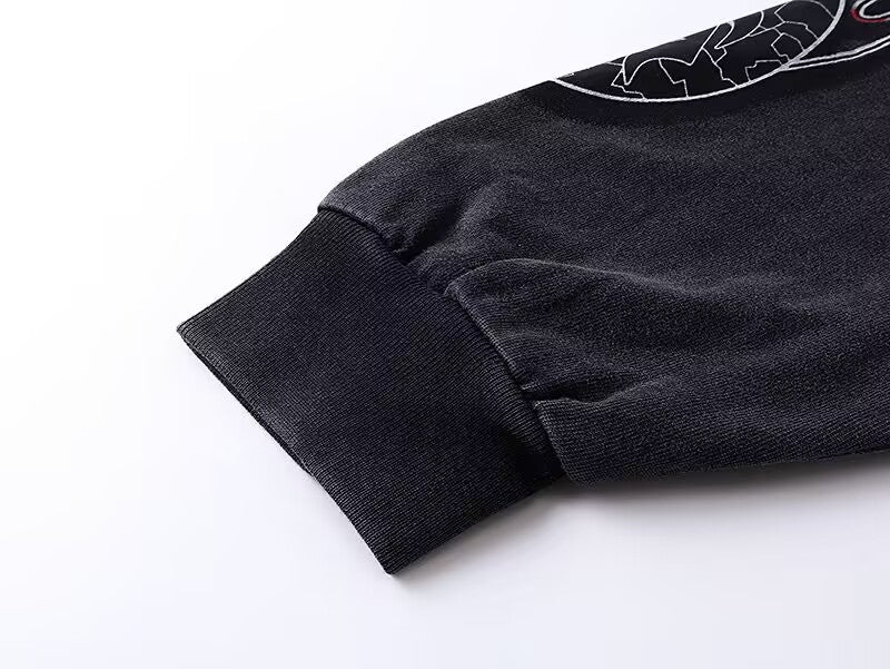 Godspeed Tactical Action Black L/S Tee – Black | Unisex Y2K Oversized Cotton Tee
