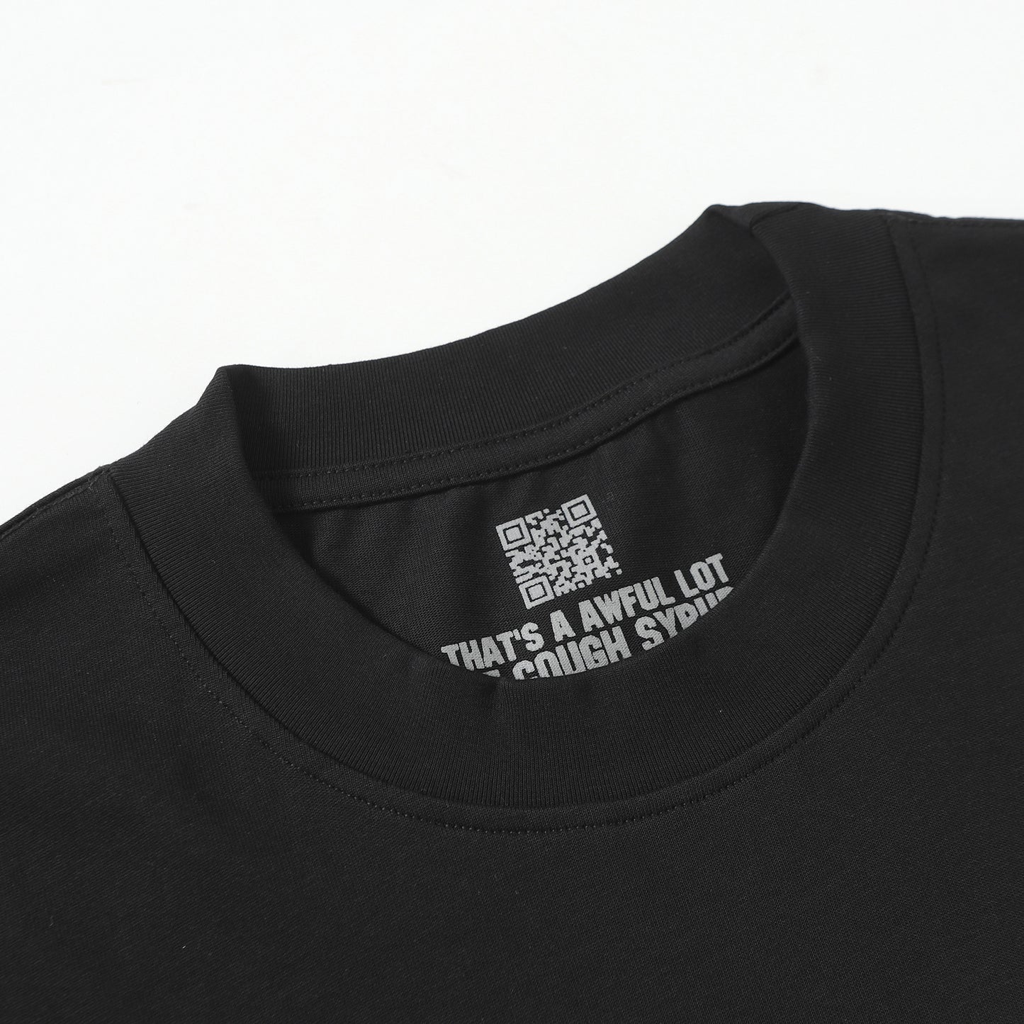 That's A Awful Lot of Cough Syrup Classic Block Logo Tee - Black
