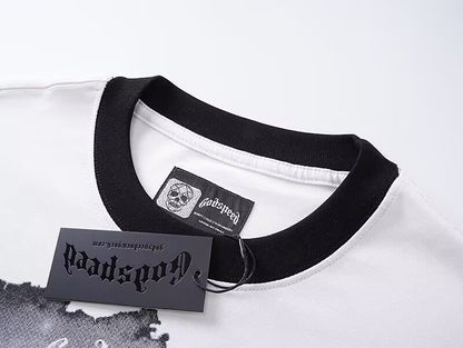 Godspeed Hollywood Burnout Graphic Long-Sleeve Tee – Black | Unisex Y2K Oversized Cotton Tee