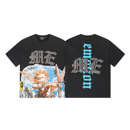 Mixed Emotions Angel Rhinestone Tee