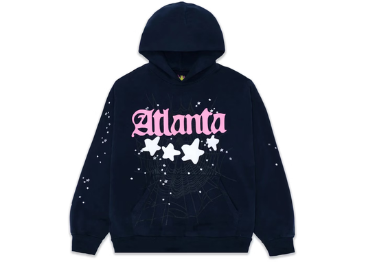 Sp5der Atlanta Hoodie 'Navy'