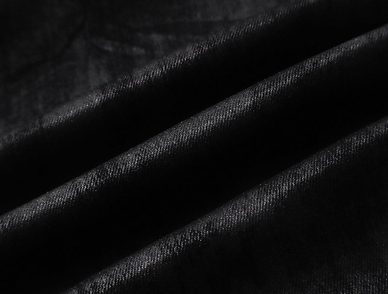 Purple Brand P004 Flare Pressed Coated Jeans Black