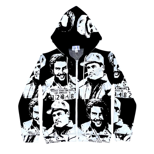 That's A Awful Lot Of Cough Syrup x Asaali Hoodie - Black White