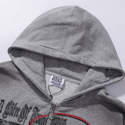Vale Forever "Sade" Valley Full Zip Hoodie Grey