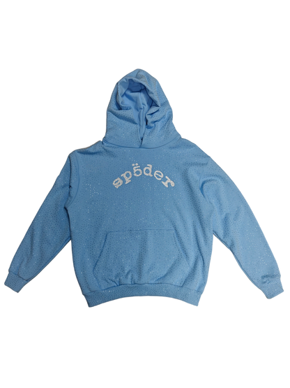 Sp5der Rhinestone Logo Hoodie (Multiple Colors Available)