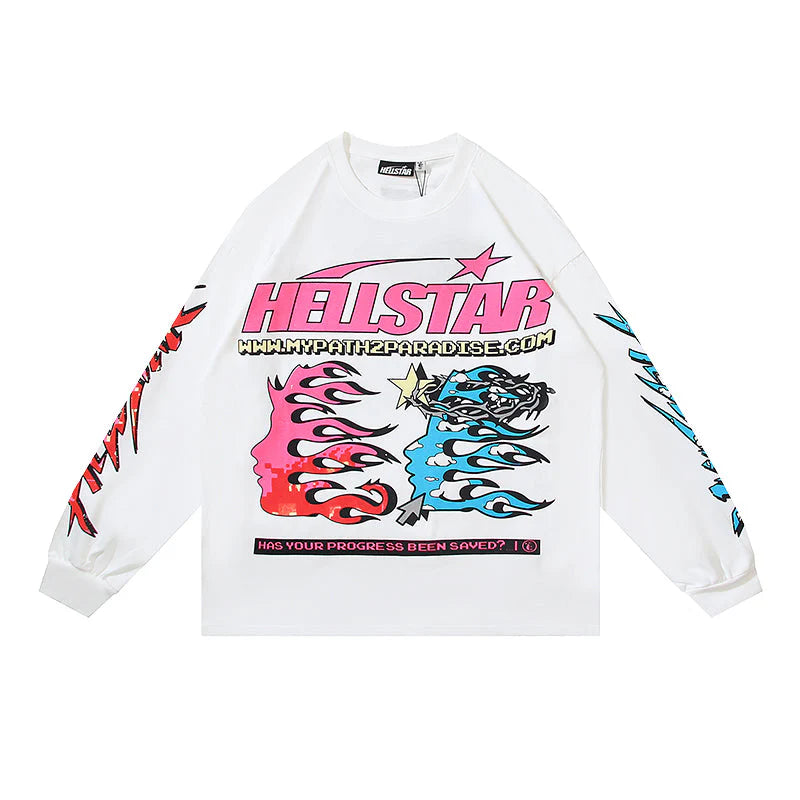 Hellstar Pixel Long Sleeve T-Shirt