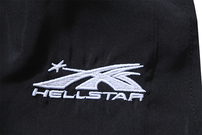 Hellstar Colorblock Side Stripe Track Pants Black/White