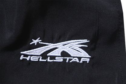 Hellstar Colorblock Side Stripe Track Pants Black/White