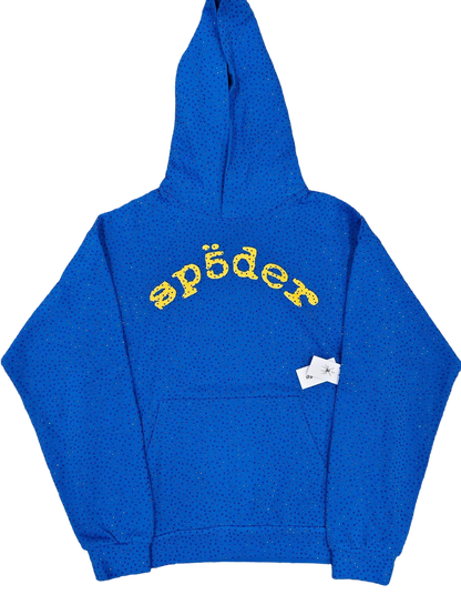 Sp5der Rhinestone Logo Hoodie (Multiple Colors Available)