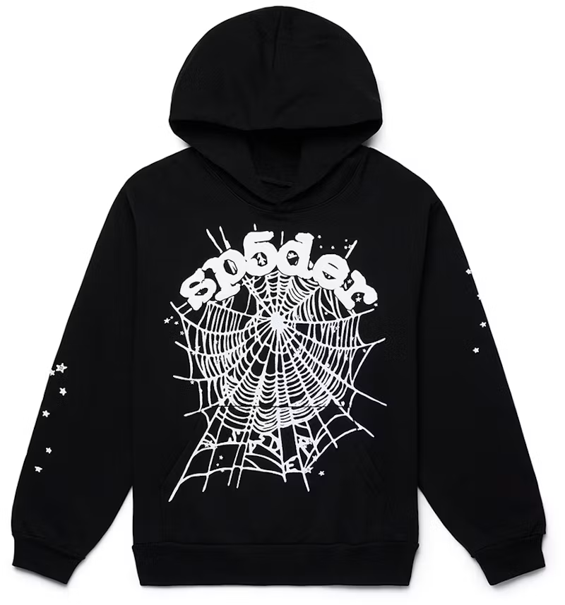 Sp5der OG Black White Hoodie