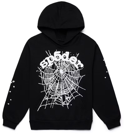 Sp5der OG Black White Hoodie