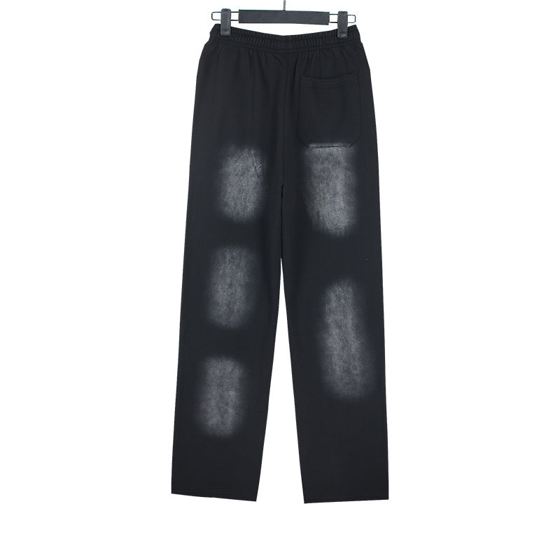 Hellstar Vintage Sun-Faded Black Sweatpants