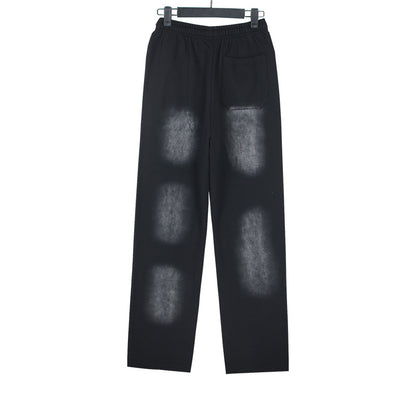 Hellstar Vintage Sun-Faded Black Sweatpants
