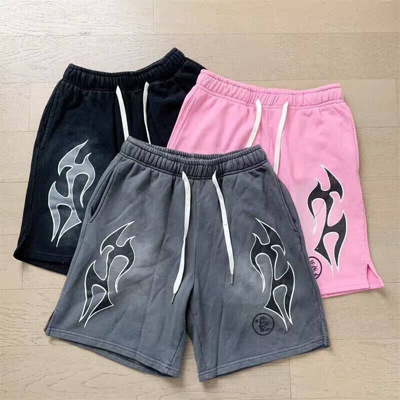 Hellstar Trendy Shorts with Bold Prints for Any Occasion