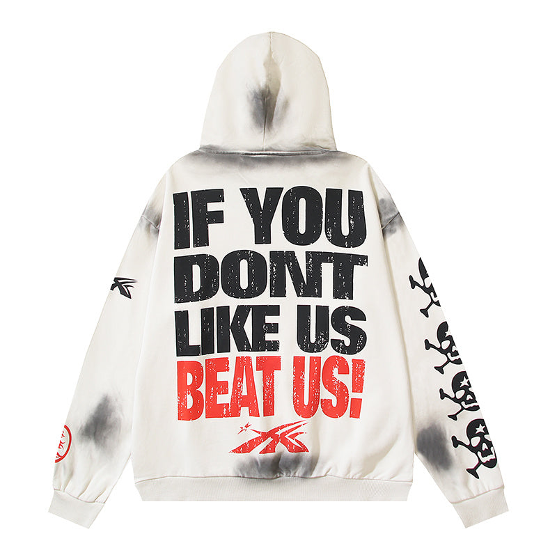 Hellstar If You Dont Like Us Beat Us Hoodie Black